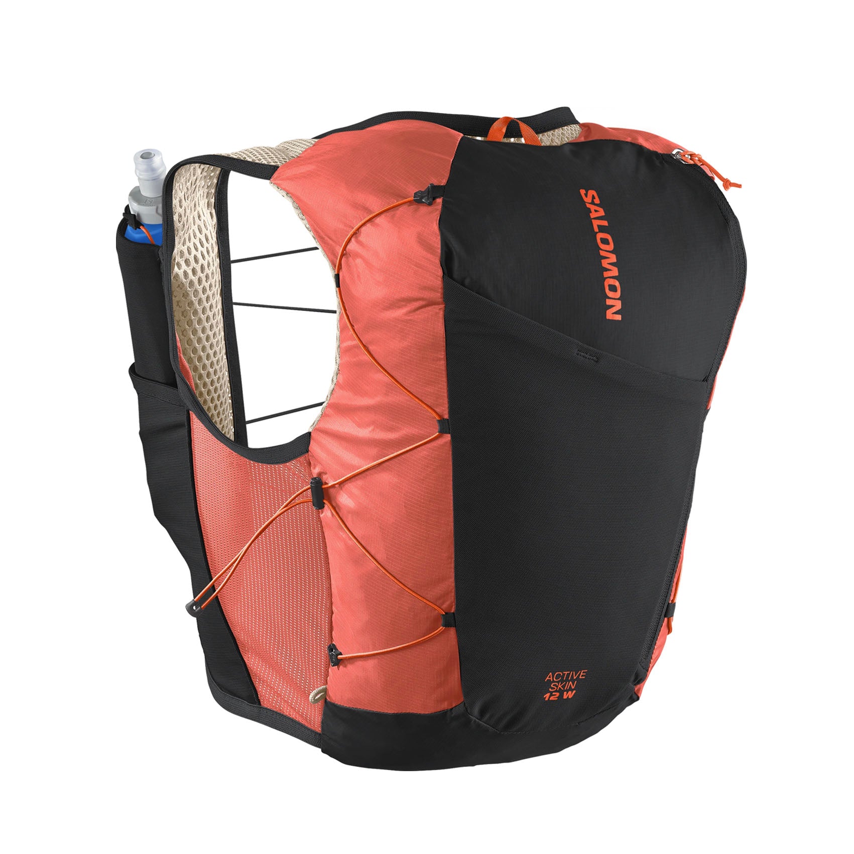 Salomon Active Skin 12 Hydration Vest for Women - Lightweight Running Backpack with Water Bottles (2025 Model) - Perfect for Trail Running, Hiking & Outdoor Adventures