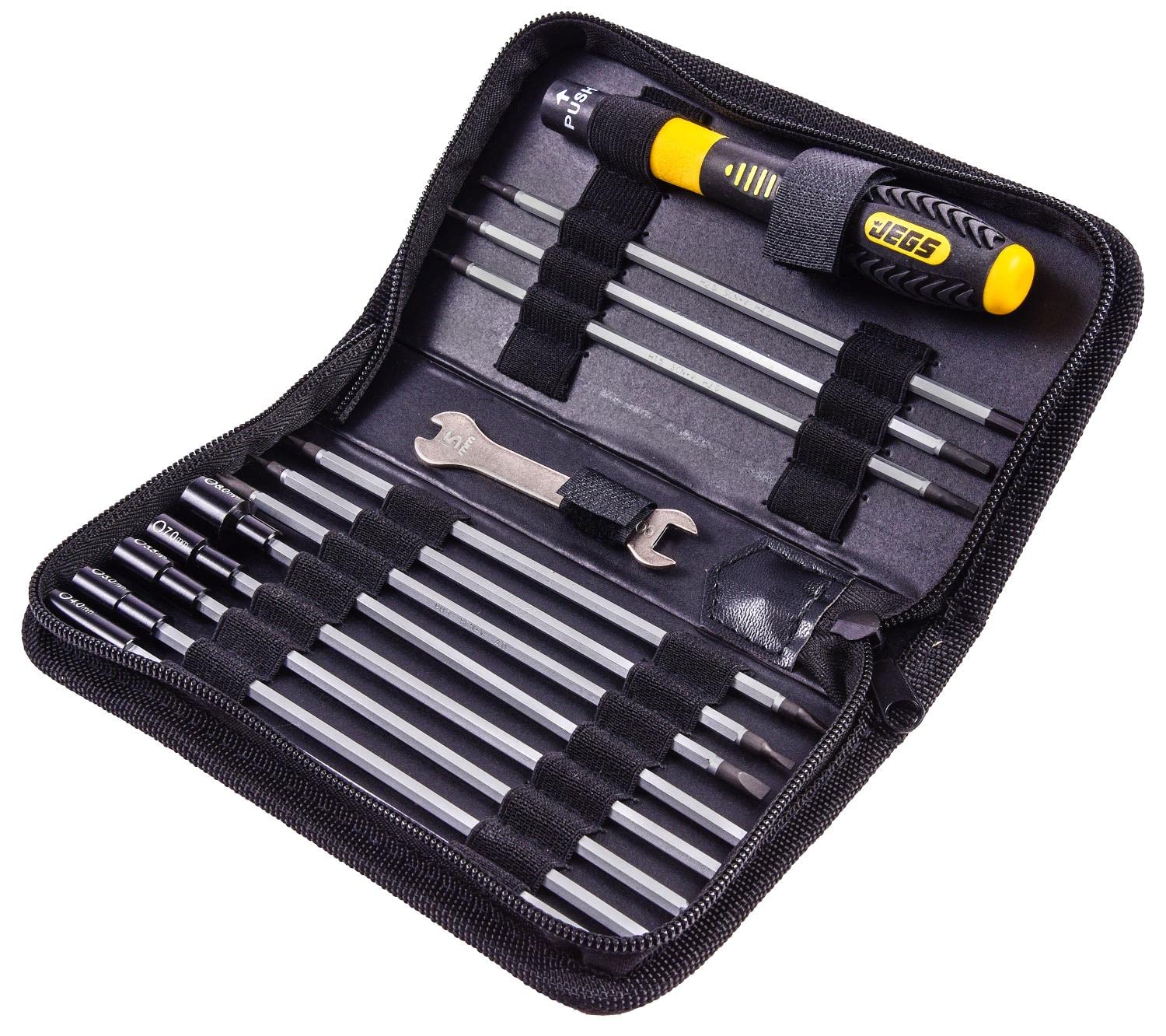 JEGS 44600 RC Complete Tool Kit - 150-Piece Professional Remote Control Car Repair Set for RC Cars, Trucks & Drones - Perfect for Hobbyists, Mechanics & DIY Enthusiasts (Workshop, Racing, Maintenance)