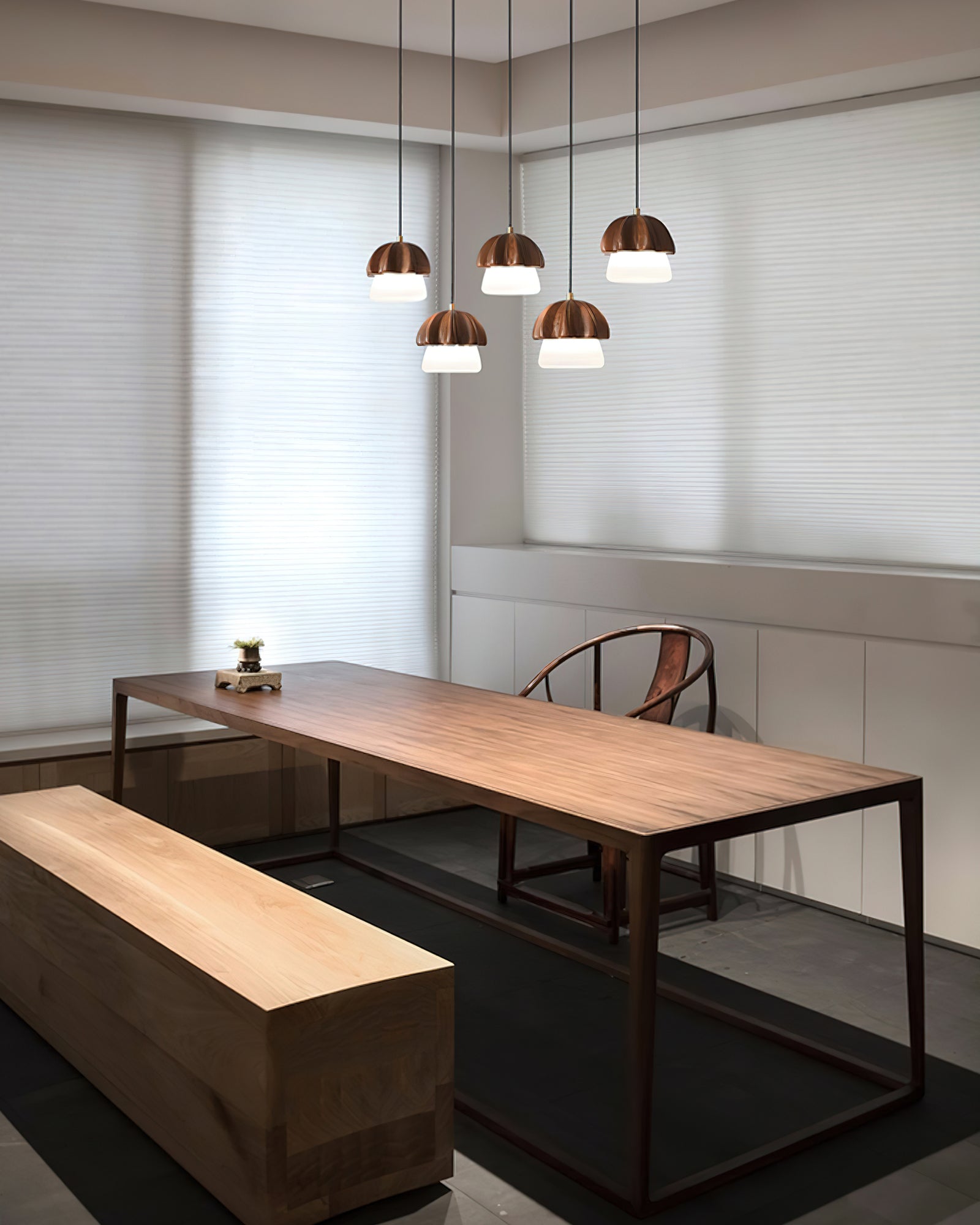 Elegant Mushroom Cluster Chandelier - Modern LED Ceiling Light Fixture for Dining Room, Bedroom & Living Room Decor