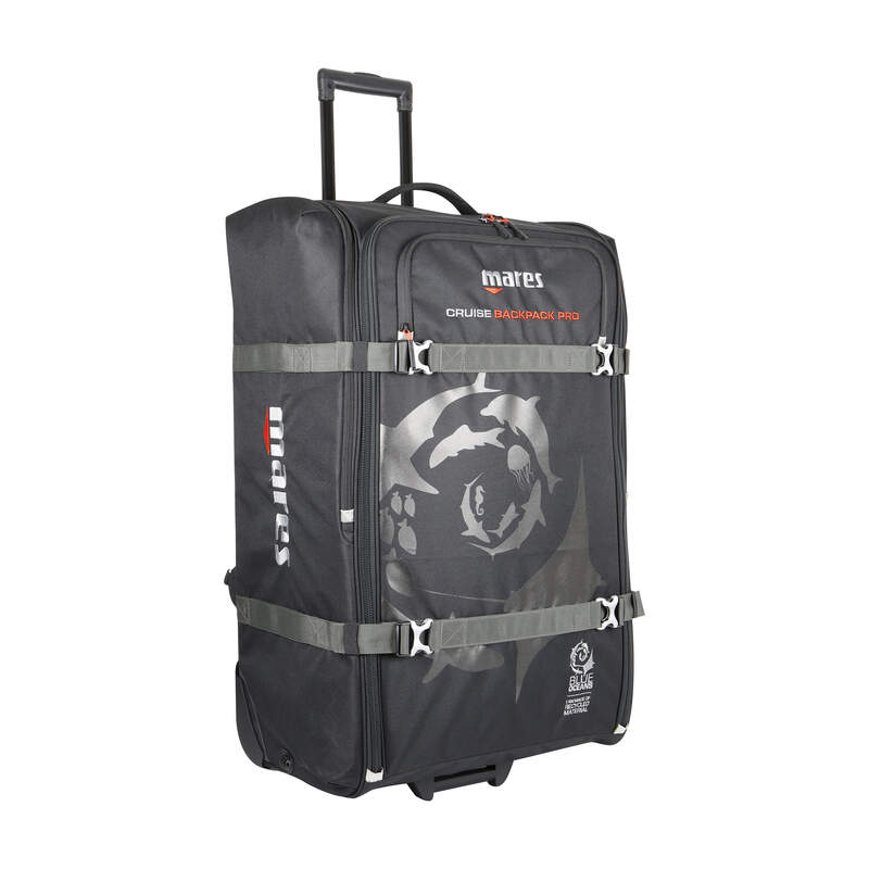 Mares Cruise Backpack Pro - 128L Travel Diving Bag for Scuba Gear & Equipment | Perfect for Dive Trips, Beach Vacations & Outdoor Adventures