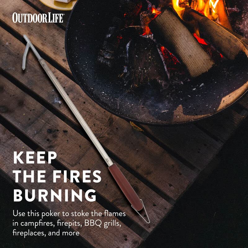 Premium Stainless Steel Marshmallow Roasting Forks - 4-Pack for Camping, Bonfires & Outdoor Adventures - Durable & Heat-Resistant for Perfect S'mores Every Time