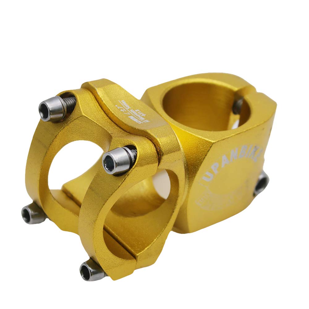 UPANBIKE 25.4mm/28.6mm Aluminum Alloy Bike Stem - Lightweight Short Stem for Mountain Bike, Road Bicycle, MTB & BMX - Perfect for Commuting, Trail Riding and Urban Cycling