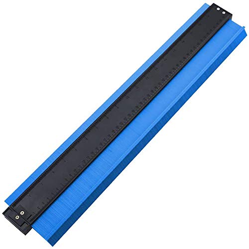 Baalaa 20 Inch Contour Gauge - Irregular Profile Gauge Duplicator for Wood, Tiles & DIY Projects - Precise Shape Measuring Tool for Carpentry, Flooring & Home Improvement