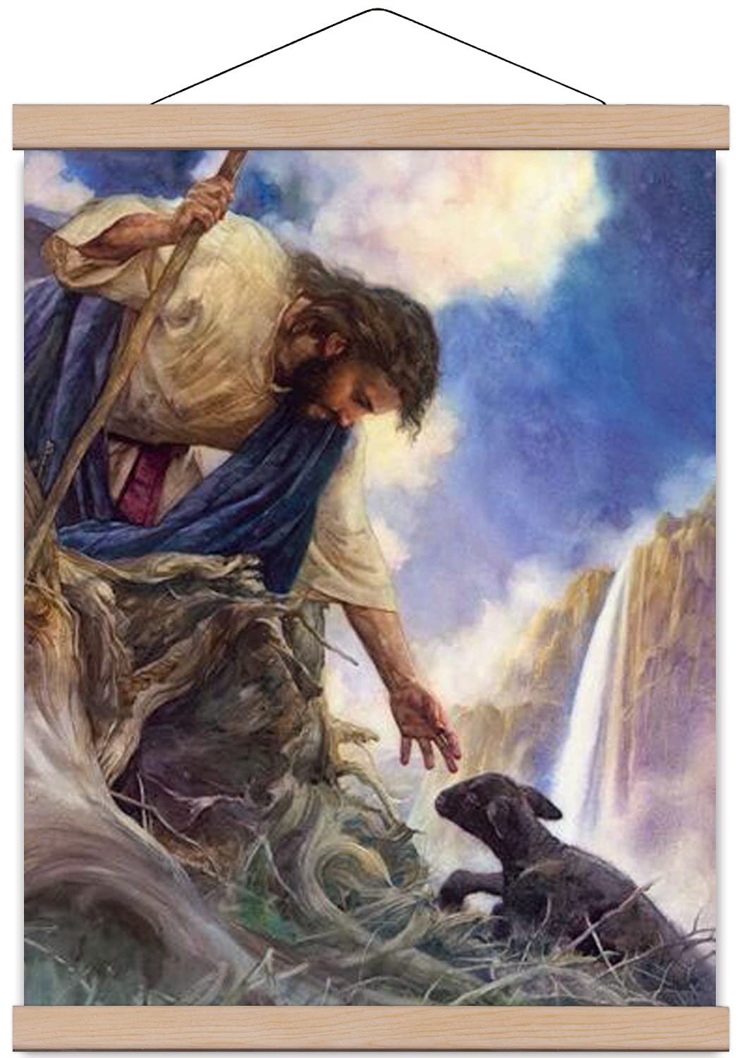 Jesus Christ Canvas Wall Art - Religious Christian Decor for Home & Church - Inspirational Bible Verse Prints - Perfect for Living Room, Bedroom & Worship Spaces