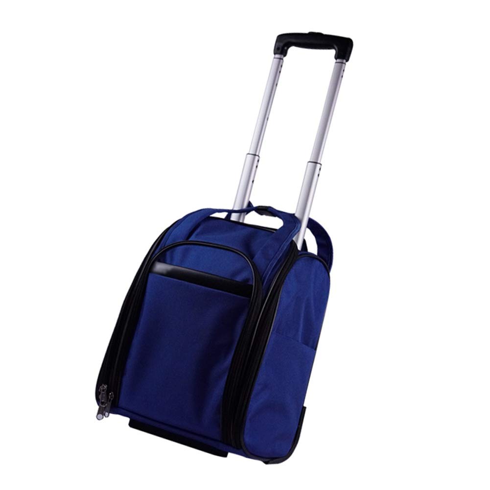 Premium 15-Inch Laptop Trolley Case - Lightweight Carry-On Suitcase for Business Travel, Tablet & Laptop Bag with High Capacity (Blue Purple) | Ideal for Airplane Boarding & Executive Business Trips