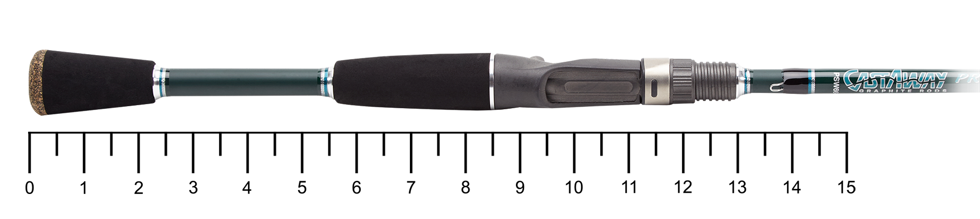 Pro Sport PSW66 Medium Heavy Casting Rod - Premium Fishing Rod for Bass, Walleye & Catfish - Ideal for Freshwater & Saltwater Fishing Adventures