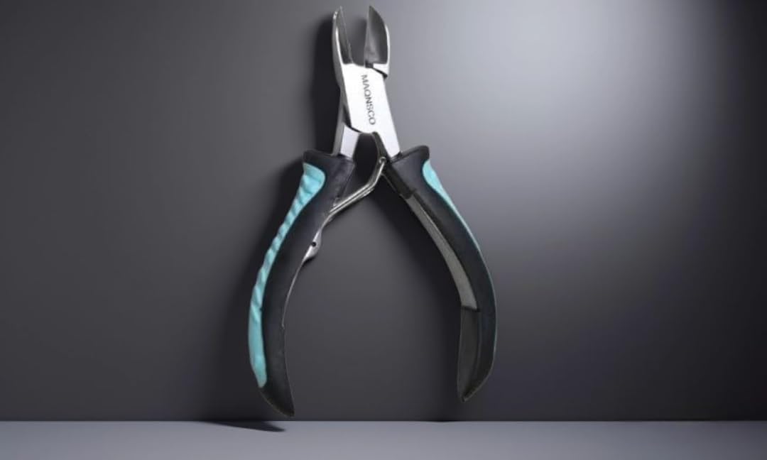Premium Stainless Steel Toe Nail Clippers - Professional Heavy Duty Nail Cutter for Thick & Ingrown Toenails - Perfect for Pedicures, Foot Care & Diabetic Nail Trimming