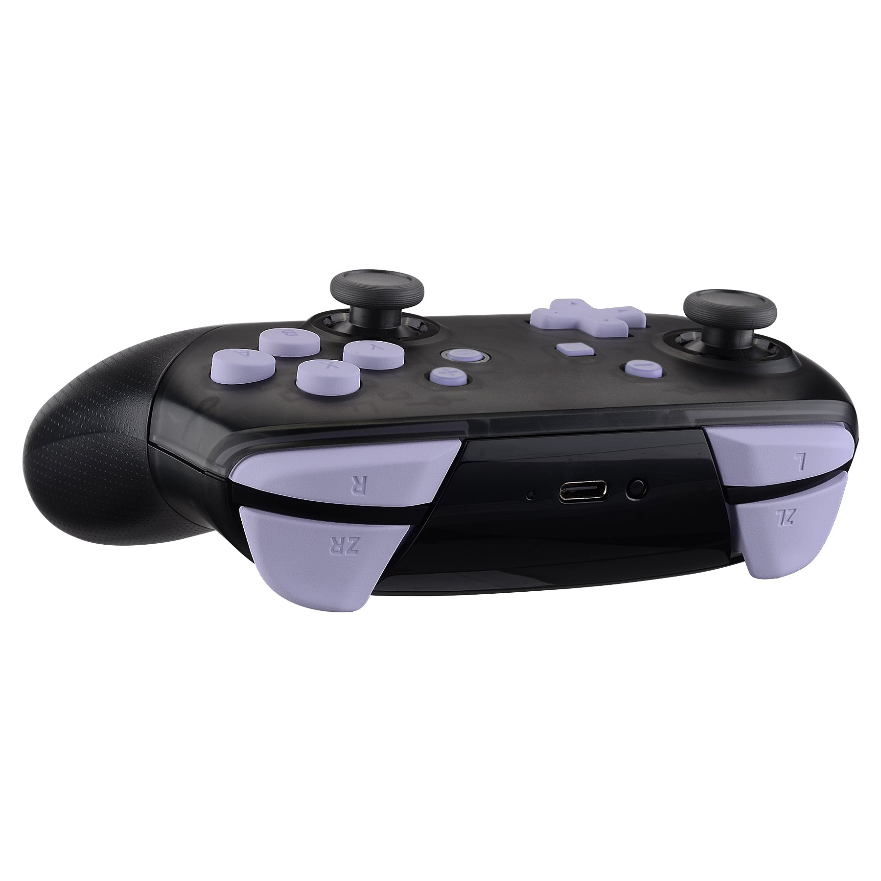 eXtremeRate DIY Replacement Full Set Buttons for Nintendo Switch Pro Controller - Light Violet | Custom Gaming Accessories for Enhanced Gameplay Experience