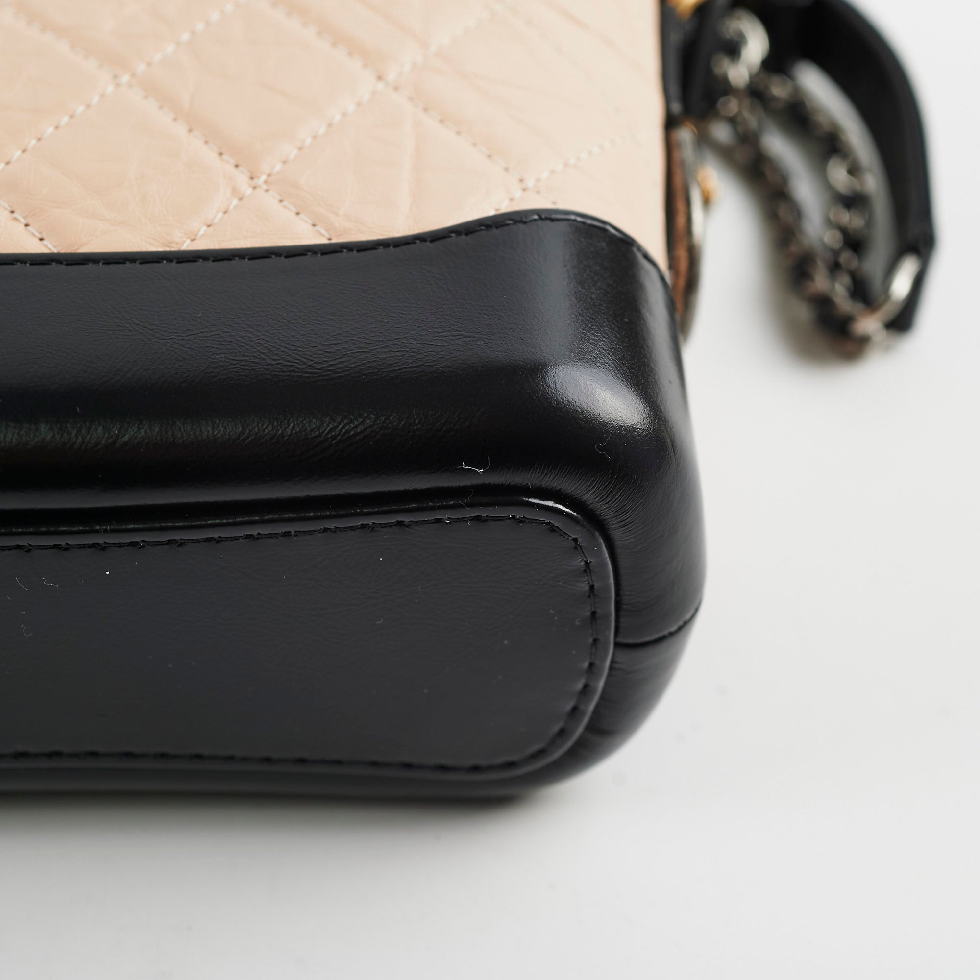 Chanel Small Gabrielle Hobo Bag in Beige & Black - Luxury Crossbody Purse for Women | Perfect for Work, Travel & Evening Events