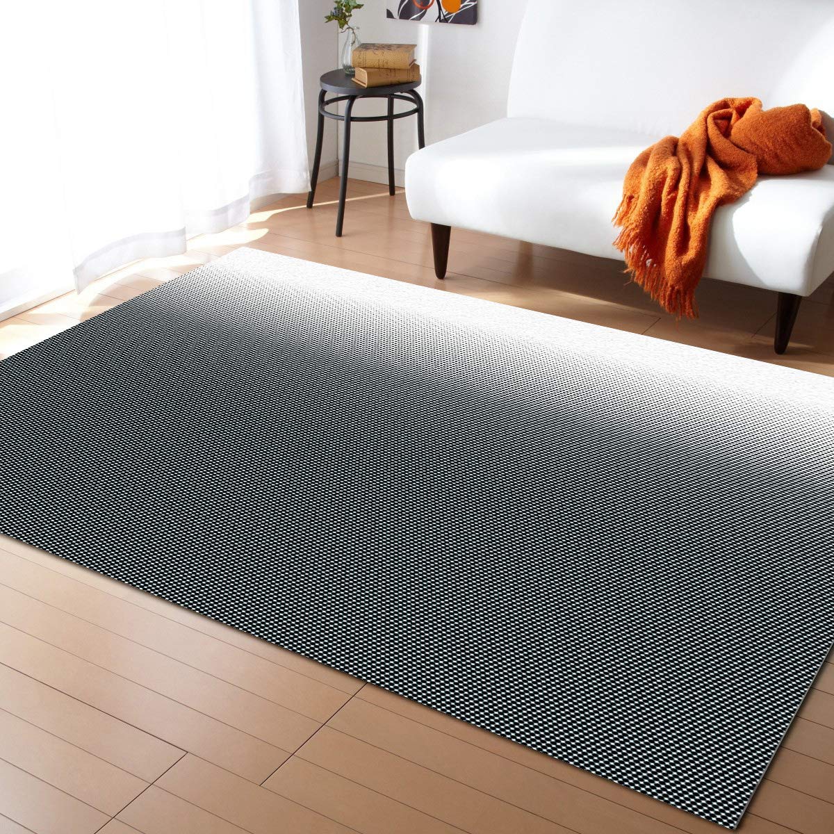 3'x5' Soft Shag Area Rug - Non-Slip Gradient Polka Dot Carpet for Living Room, Bedroom, Nursery | Washable, Non-Shedding & Kid-Friendly Play Mat - Perfect for Entryway, Home Decor & Children's Room Activities