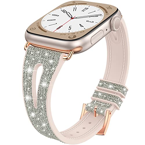 Goton Stainless Steel Tassel Band for Apple Watch 38mm 40mm 41mm 42mm 44mm 45mm 49mm - Elegant Chain Replacement Strap Compatible with iWatch SE Series 8 7 6 5 4 3 2 1 - Perfect for Women's Dressy Outfits & Formal Occasions