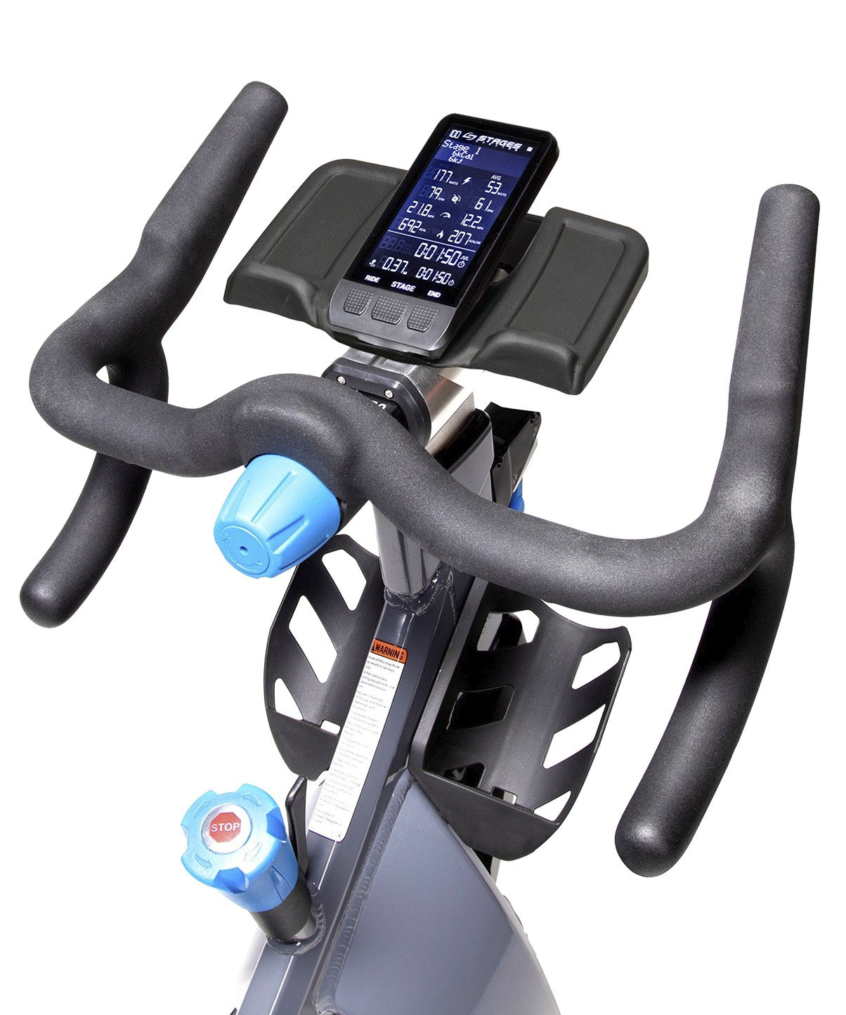 SC3 Stages Indoor Spin Bike Media Shelf - Durable Bike Accessory for Phone, Tablet & Essentials - Perfect for Home Gym & Cycling Workouts