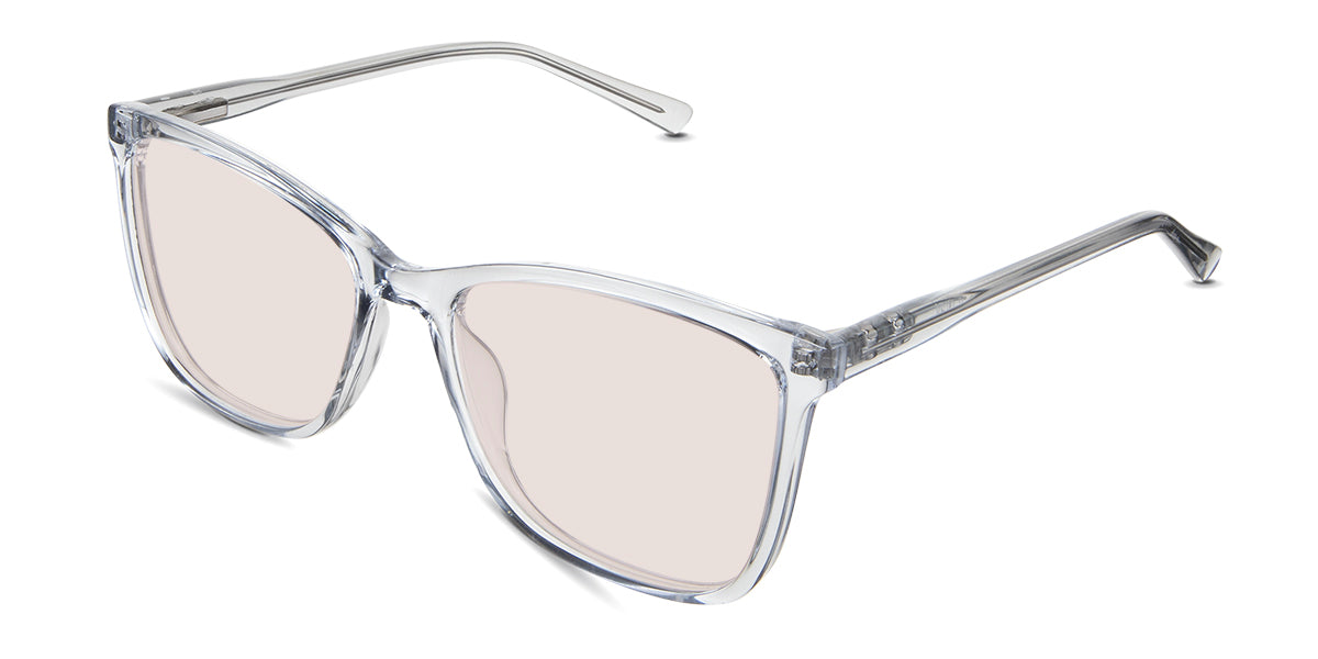 Yassi Women's Prescription Tinted Glasses - Fashionable Blue Light Blocking Eyewear for Work, Reading & Digital Screen Use