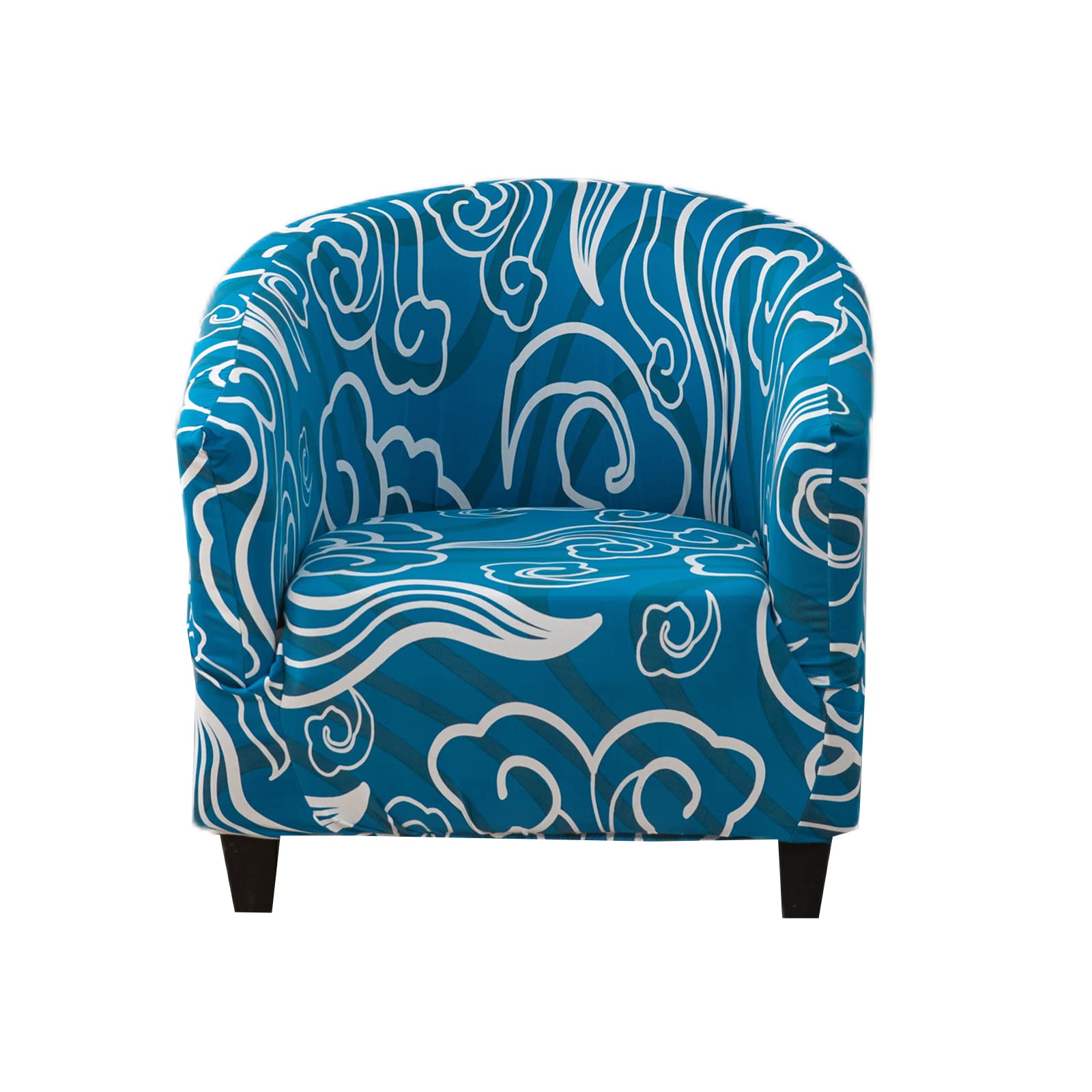 GOSTADY Stretch Slipcover for Club Chairs & Armchairs - 1 Piece Removable Sofa Cover with Elastic Bottom, Furniture Protector for Living Room, Perfect for Home Decor & Pet Protection