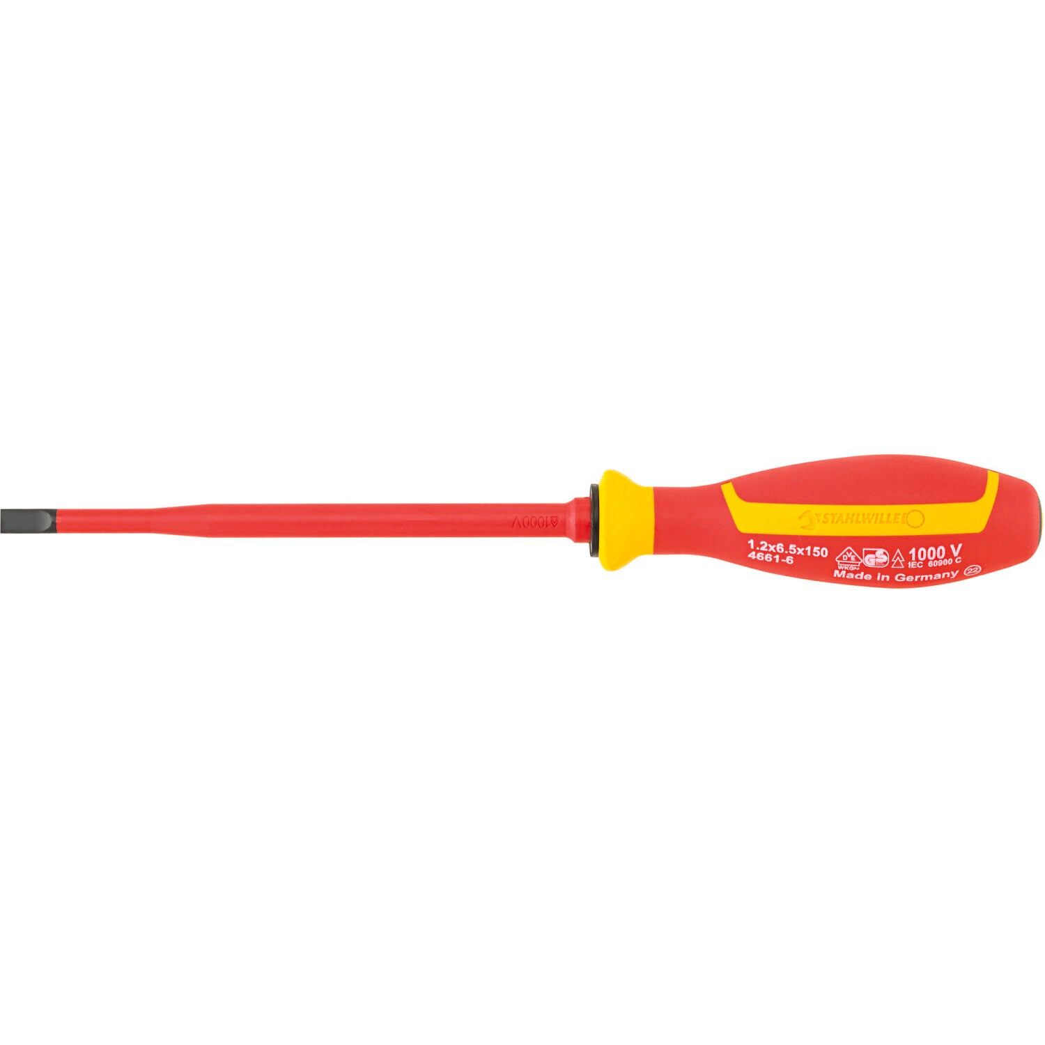 Stahlwille 96838816 VDE Screwdriver Set DRALL+ 4695 VDE - Professional Insulated Screwdrivers for Electricians & DIY Electrical Work