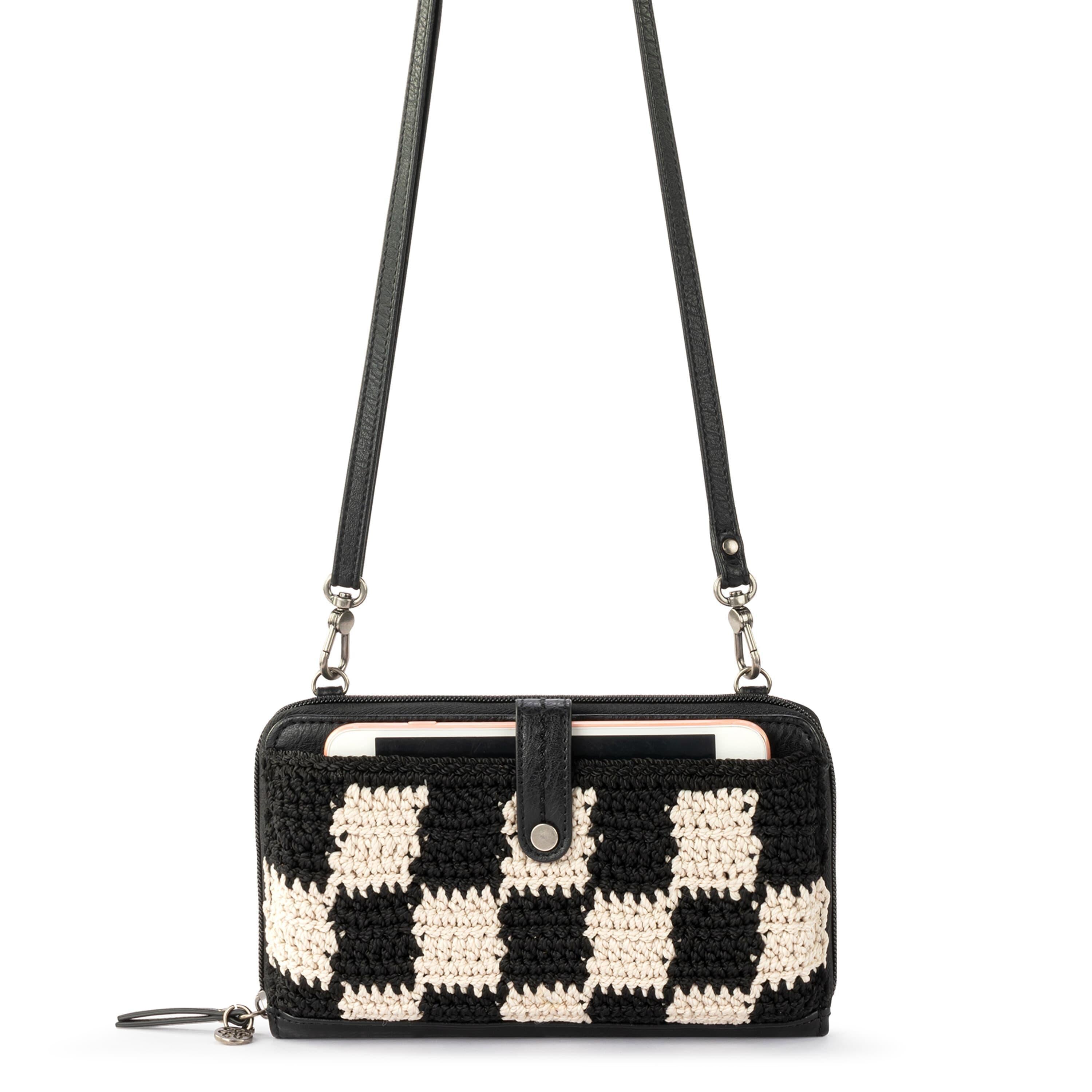 Hand Crochet - Black Check