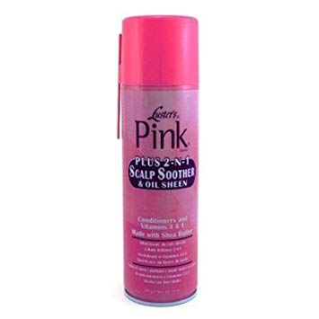 Lusters Pink Scalp Soother & Oil Sheen Spray - 15.5oz for Dry, Itchy Scalp & Shiny Hair Care - Perfect for Daily Use, Salon Treatments & Protective Styling
