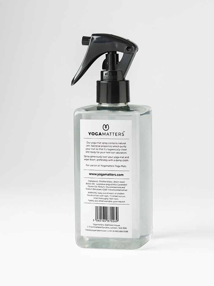 Yogamatters Restore Yoga Mat Cleaner - Natural & Non-Toxic Spray for Yoga Mats, Gym Equipment & Fitness Gear - Perfect for Home, Studio & Travel Use