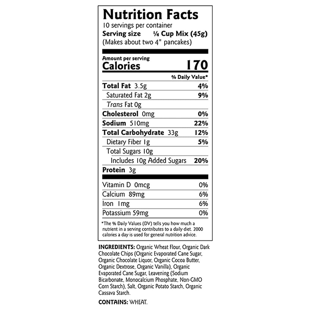 Organic Chocolate Chip Pancake & Waffle Mix by Birch Benders - Non-GMO, 16 Oz (Pack of 3) - Perfect for Breakfast, Brunch & Family Gatherings