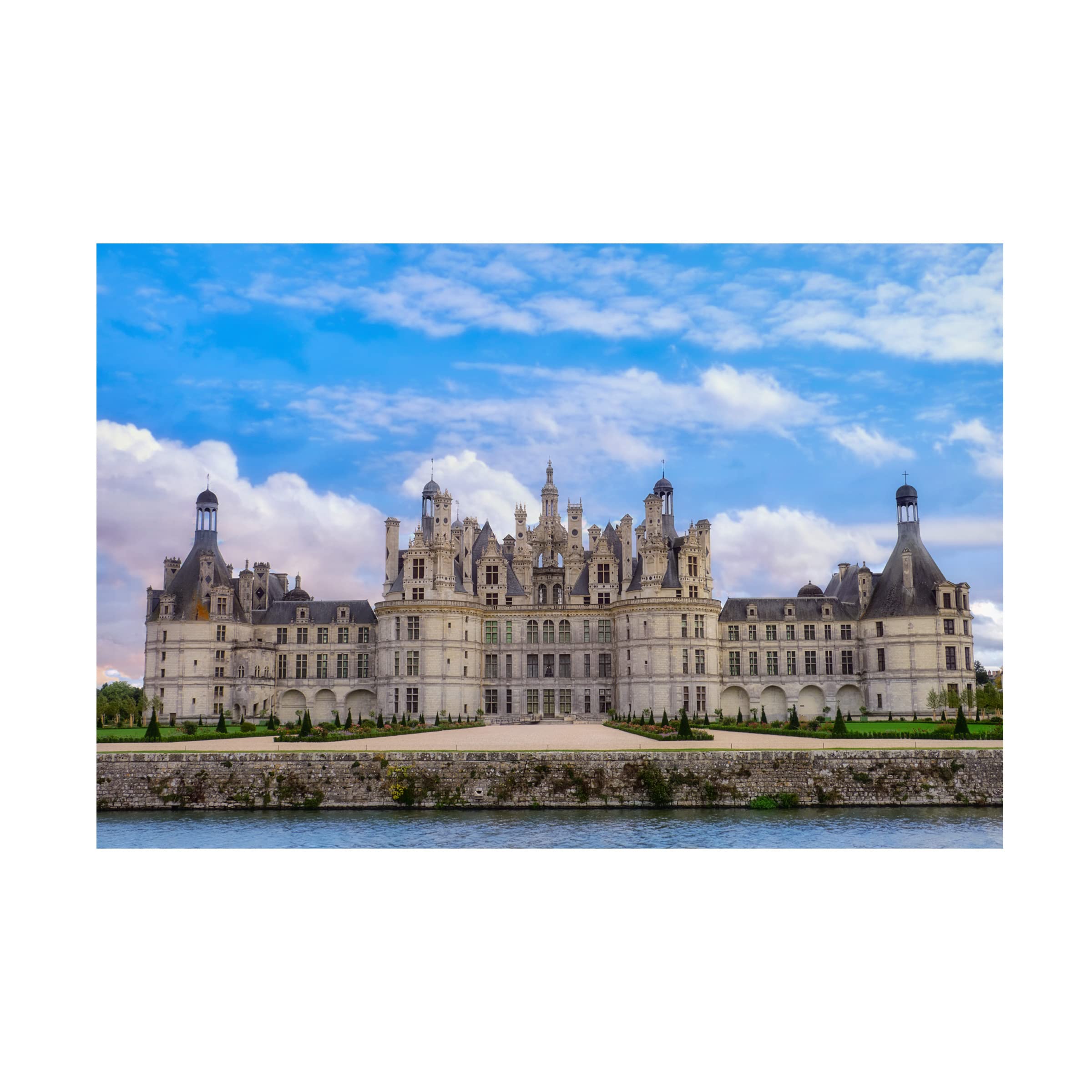 Trademark Fine Art 'Grand Castle' Canvas Art by Cora Niele - Elegant Home Decor for Living Room, Bedroom & Office