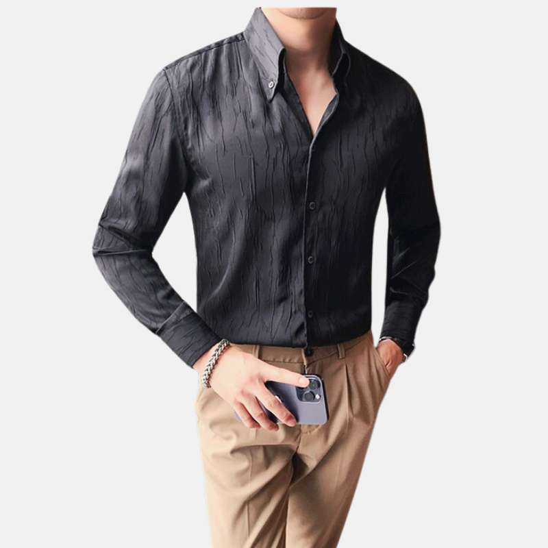 Premium LUXE Long Sleeve Shirt for Men & Women | Soft Comfortable Button Down Shirt | Perfect for Office, Casual Wear & Date Night Outfits