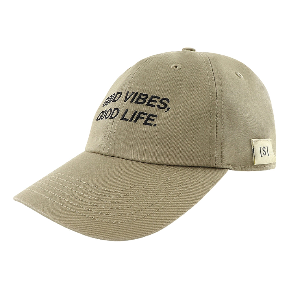 ASUSL GOOD VIBS Dad Hat - Stylish Adjustable Baseball Cap for Men & Women - Perfect for Casual Outfits, Outdoor Activities & Sports