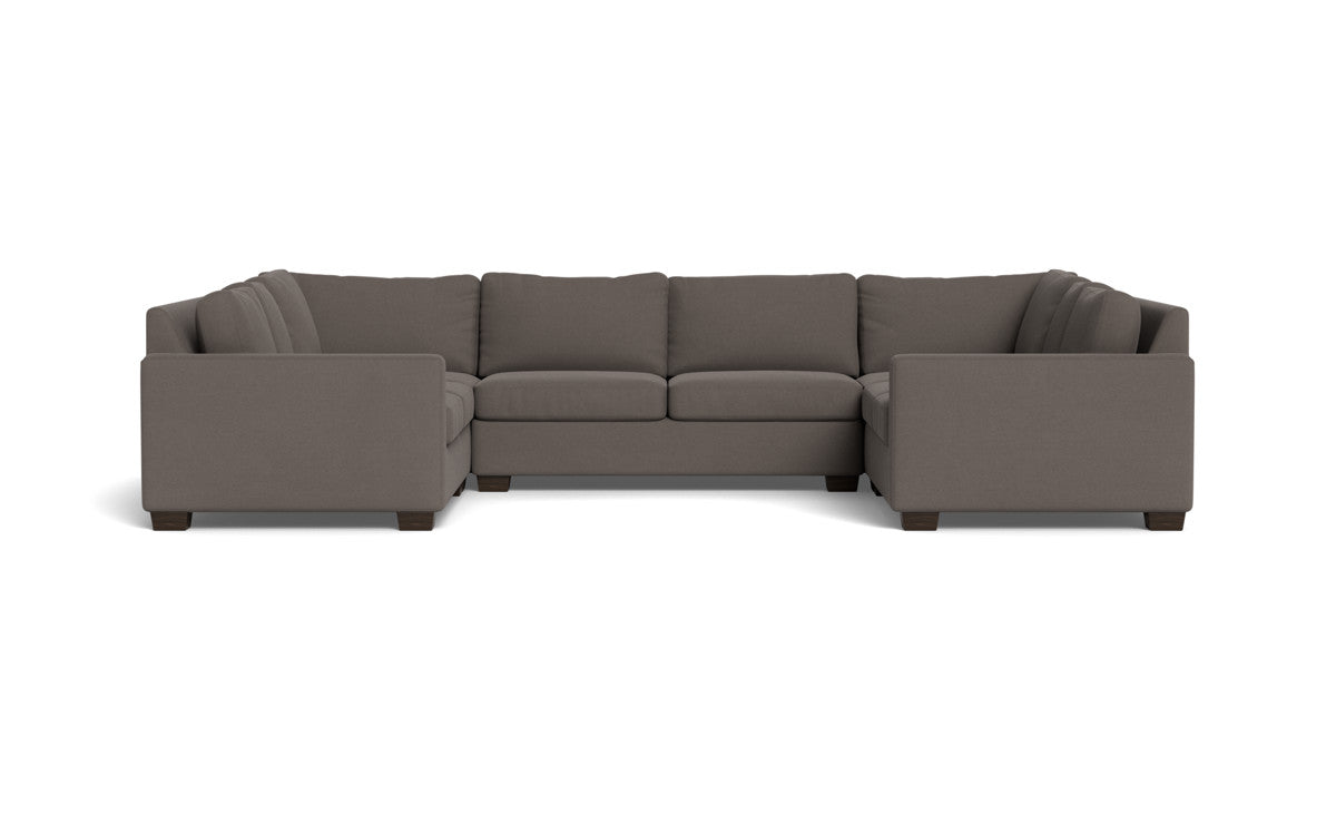Track 141 Corner Sleeper Sofa U Sectional - Modern L-Shaped Convertible Couch Bed with Storage | Perfect for Small Spaces, Guest Rooms & Apartments