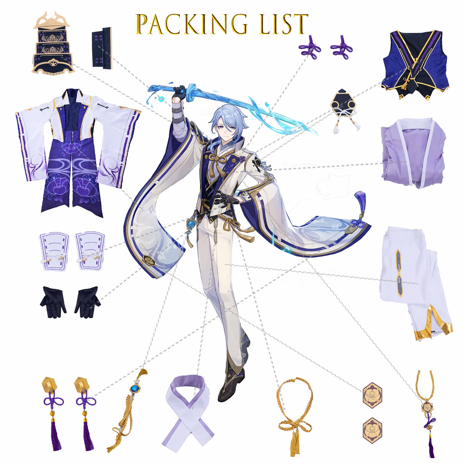 Genshin Impact Cosplay Costume for Women - Anime Game Character Outfit | Perfect for Halloween, Conventions & Themed Parties