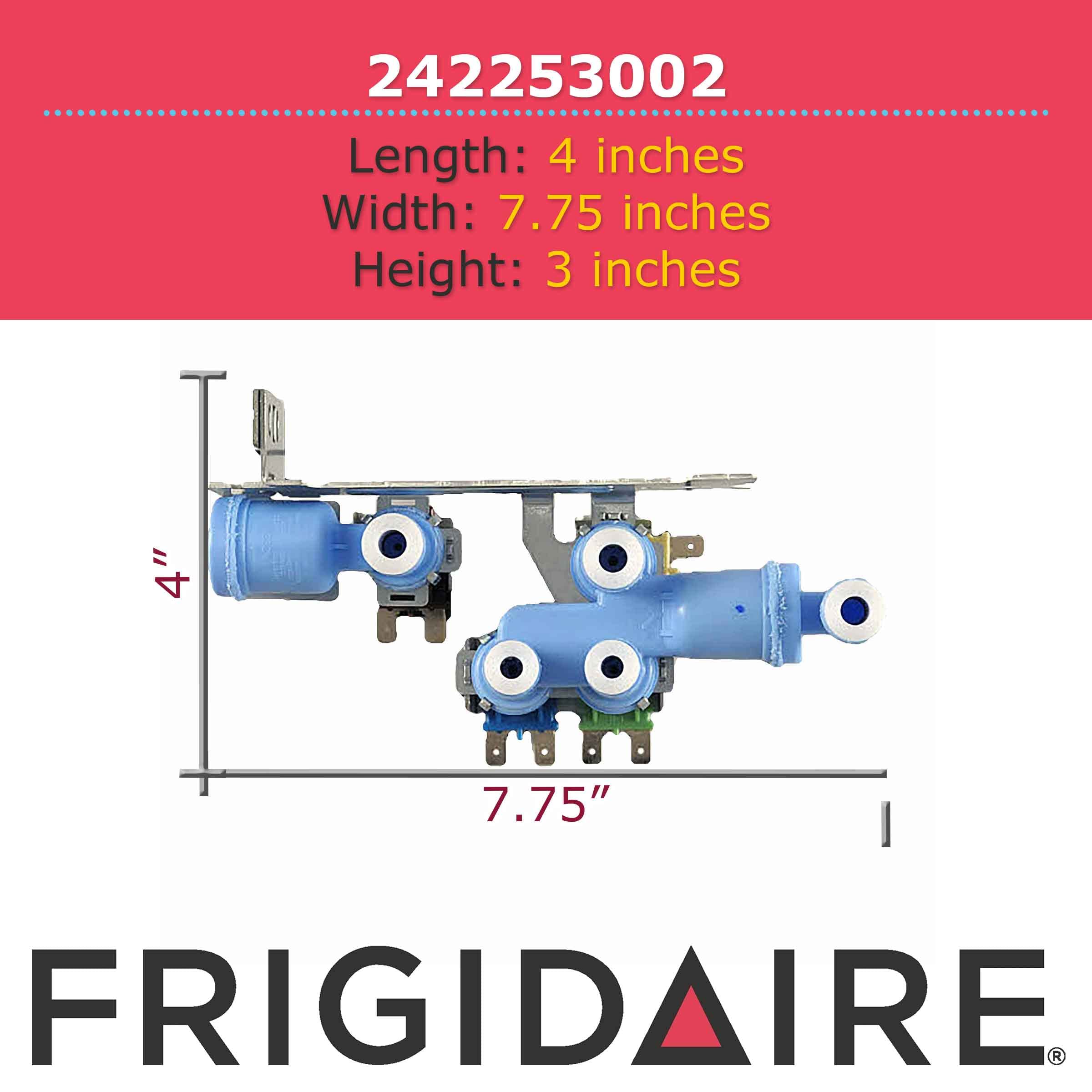 Frigidaire 242253002 Water Valve Replacement Part - Compatible with Frigidaire Refrigerators - Perfect for Ice Maker and Water Dispenser Repair