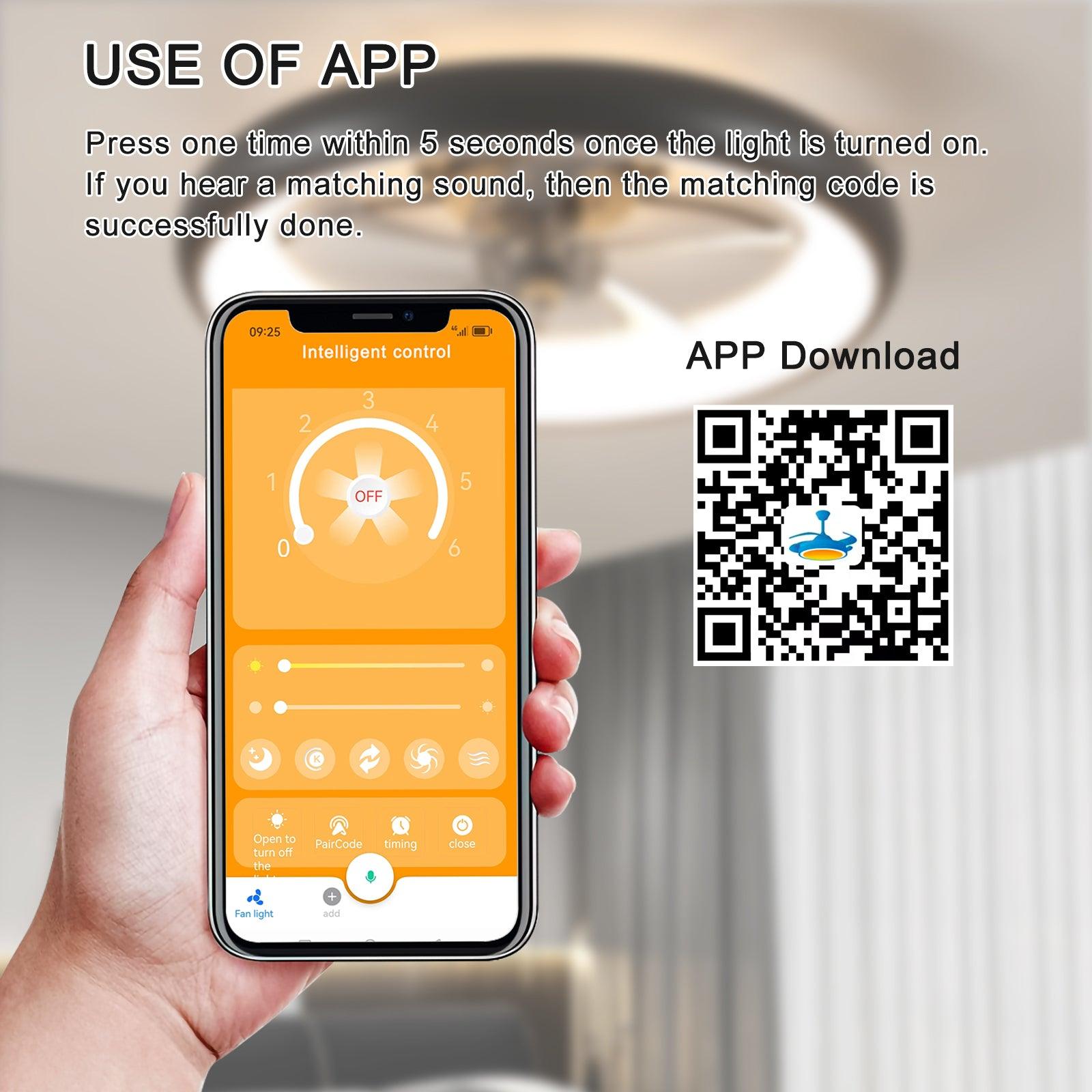 Energy Efficient Ceiling Fan with Dimmable LED Lights - Remote Control, Quiet Operation for Bedroom, Living Room & Outdoor Spaces