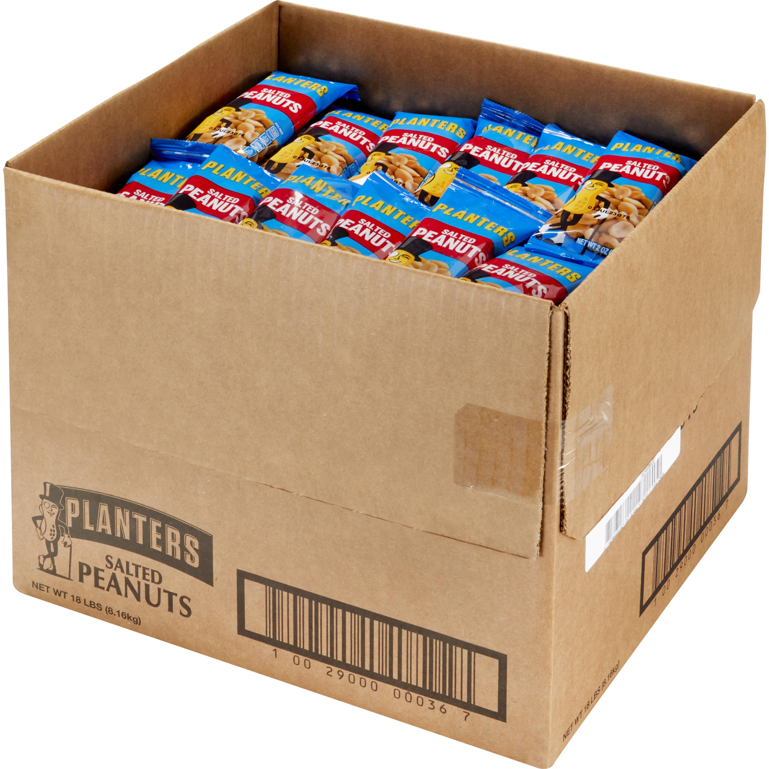 Salted Peanuts in Single Serve 2oz Bags (Pack of 144) - Perfect for Office Snacks, Vending Machines & On-the-Go Nutrition
