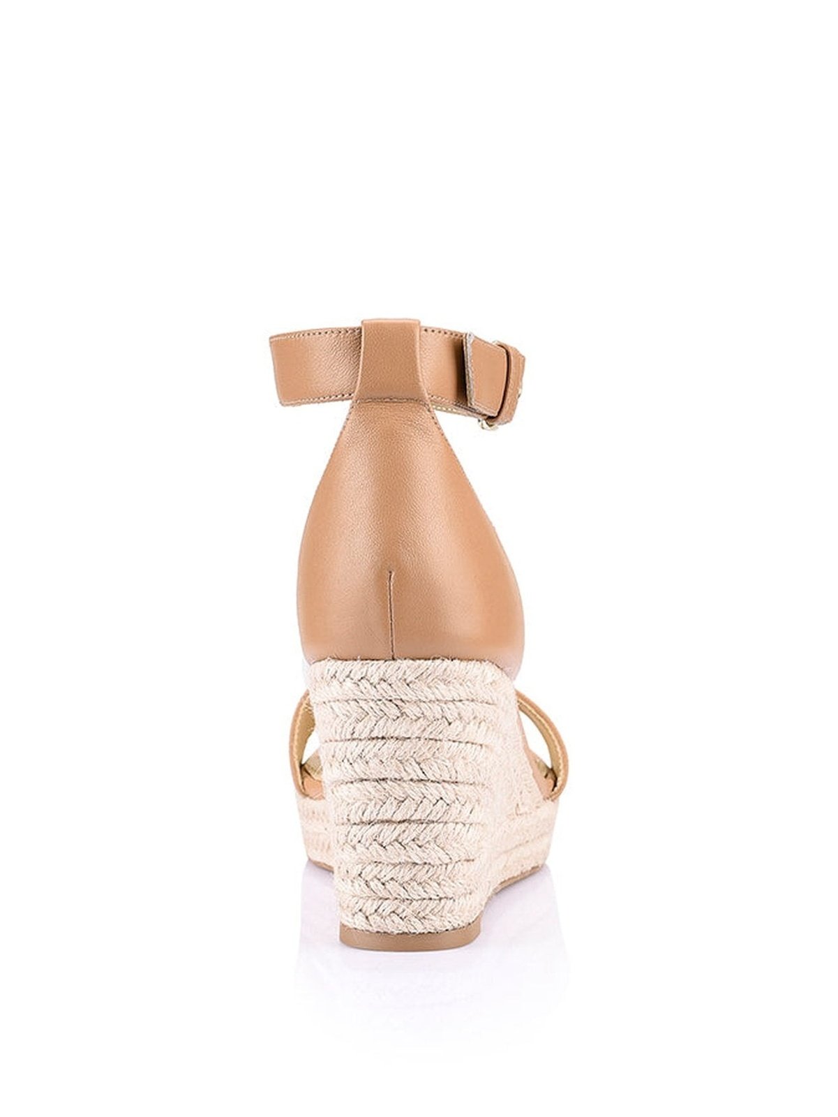 Reign II Women's Wedge Sandals - Soft Tan Genuine Leather Comfortable Summer Shoes for Beach, Vacation & Casual Outings