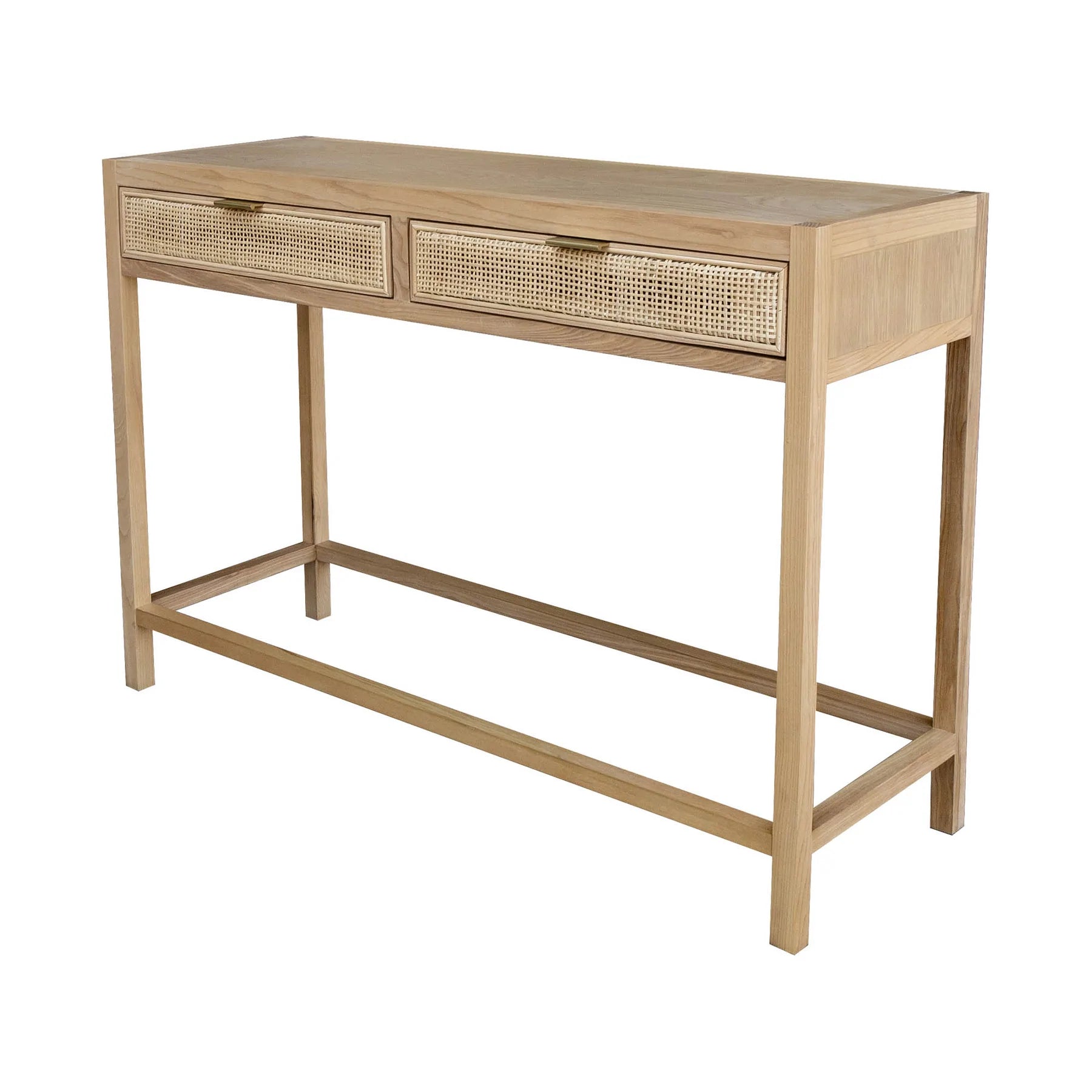 Modern Rattan Console Table - Elegant Entryway & Hallway Furniture for Home Decor | Perfect for Living Room, Bedroom, or Foyer