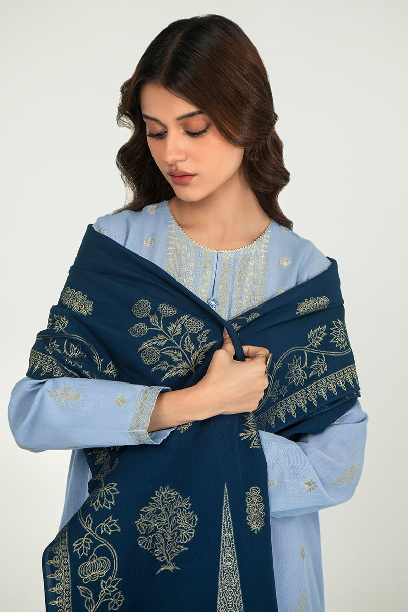 MAJESTIC CHARM 3-Piece Cotton Jacquard Suit Set for Women | Elegant Formal Wear for Weddings, Parties & Special Occasions