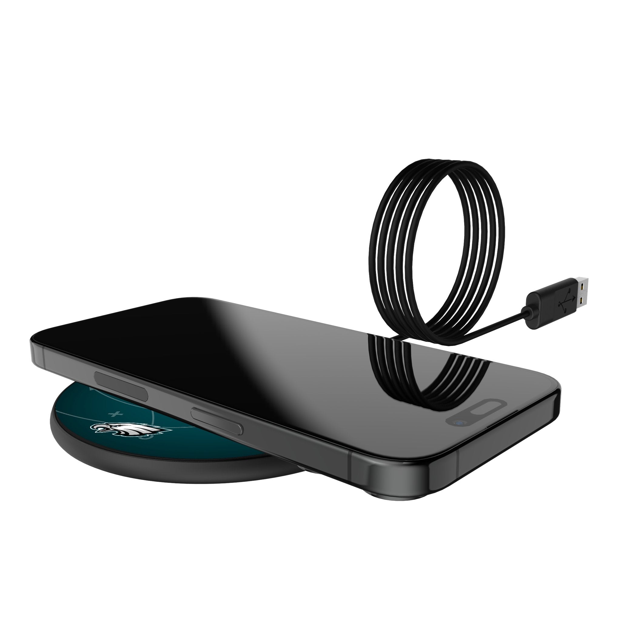 A.J. Brown Philadelphia Eagles NFL Wireless Charger 15W Fast Charging Pad - Perfect for Home, Office, and Game Day Accessories