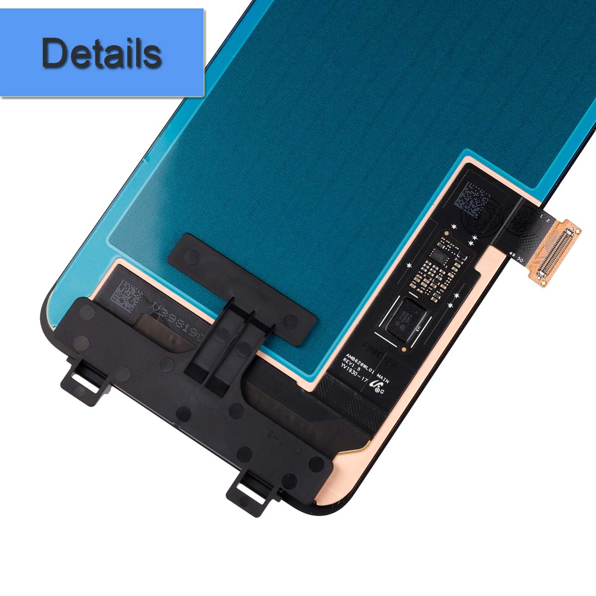 Google Pixel 4 XL OLED Touch Screen Assembly - 6.3 Inch Digitizer Display Replacement with Tools Kit | Perfect for DIY Phone Repair & Screen Replacement at Home