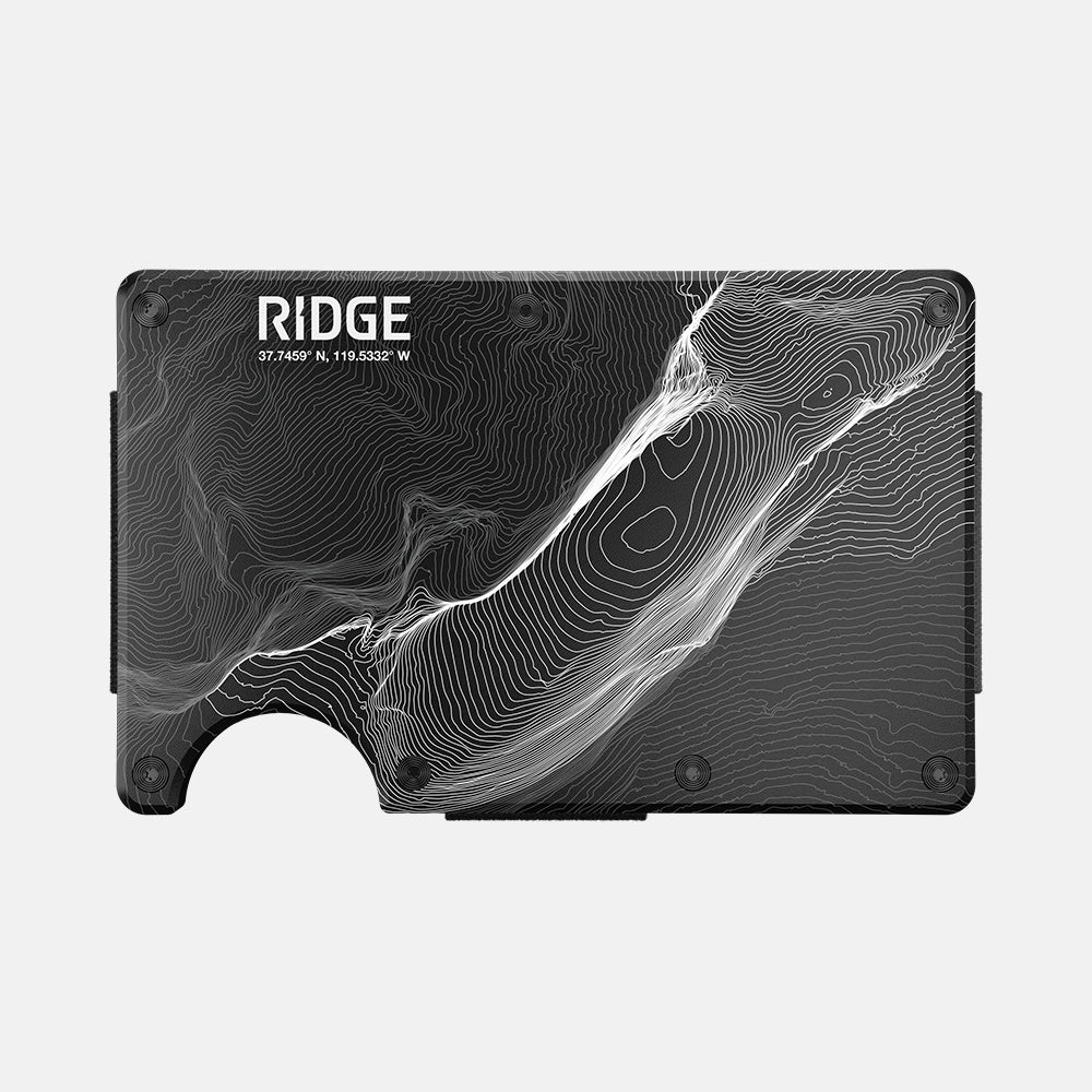 Ridge Wallet - Slim Minimalist RFID Blocking Front Pocket Wallet for Men - Perfect for Everyday Carry, Travel & Outdoor Adventures