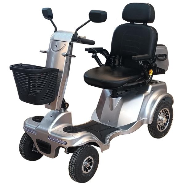 Gladiator 4 Wheel Bariatric Mobility Scooter - Heavy Duty Electric Wheelchair for Adults with 500 lbs Capacity - Ideal for Indoor & Outdoor Use, Travel, Shopping, and Daily Mobility Assistance