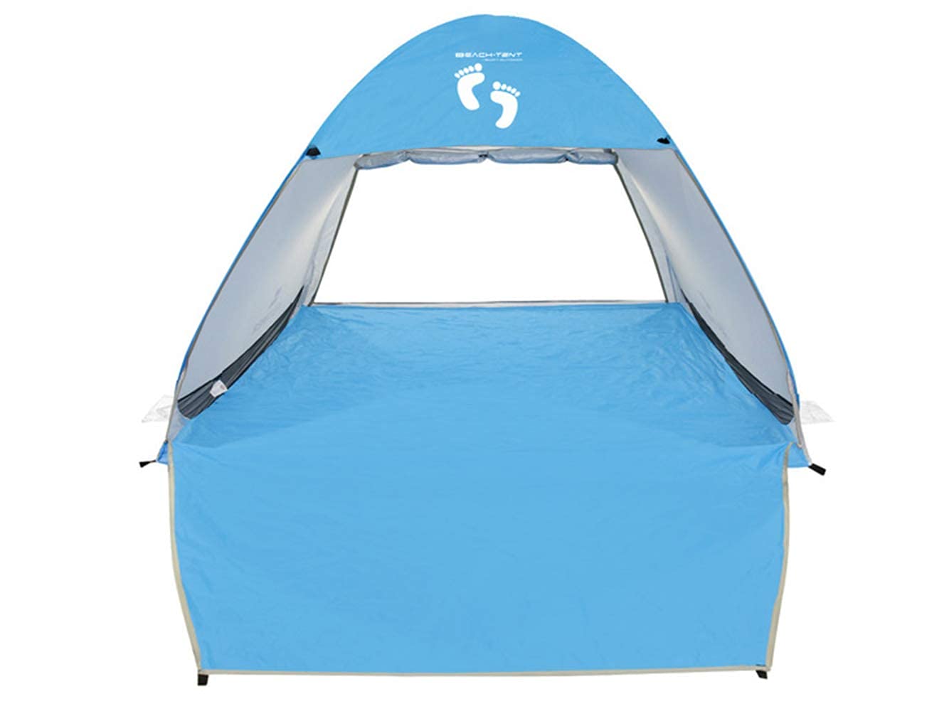 ROM Beach Tent Portable 3-4 Person UV Protection Waterproof Automatic Pop Up Tent for Outdoor Camping, Beach, Picnic, Backyard, and Family Leisure Activities