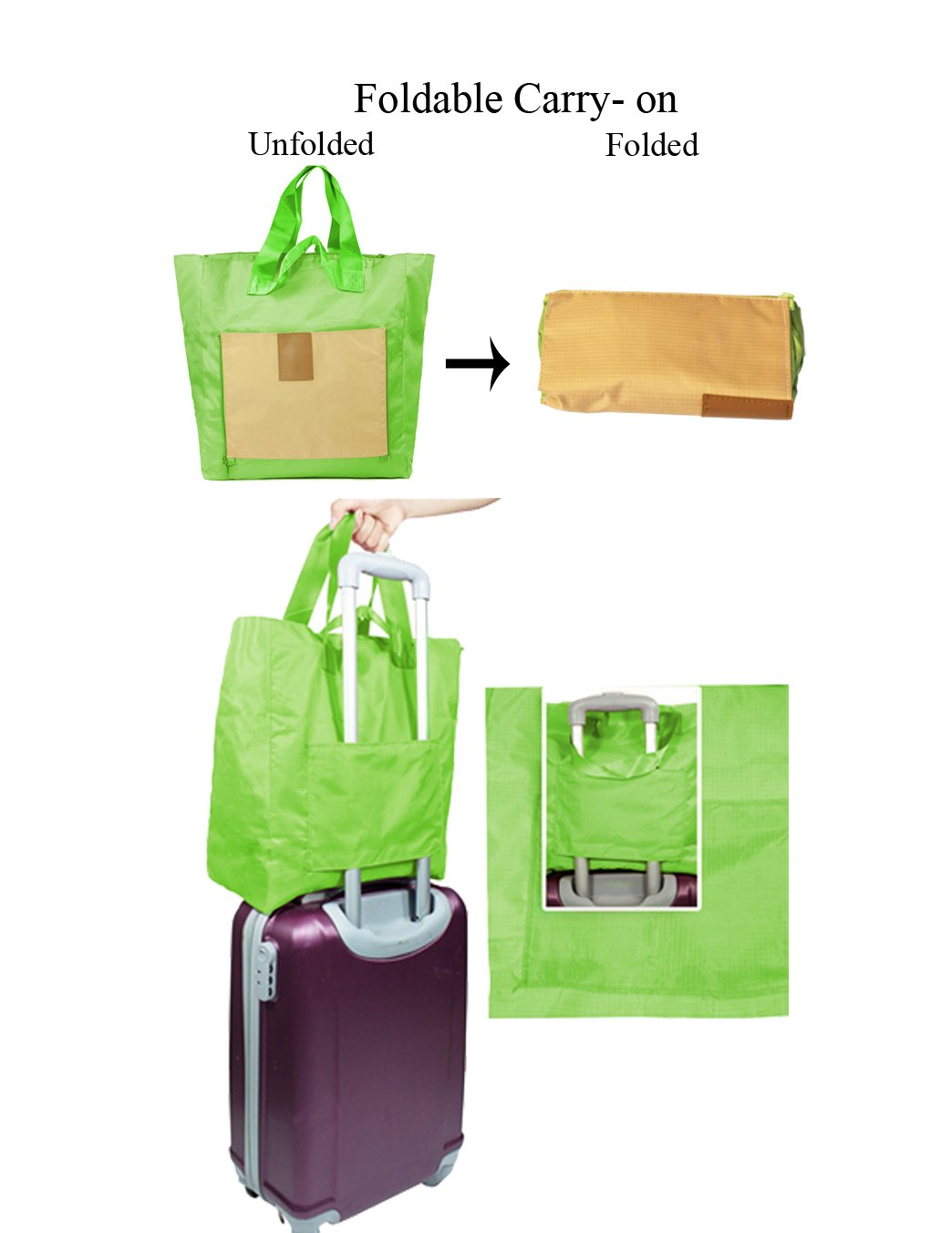 Premium Dahlia Packing Cubes Set - 4-Piece Travel Organizer for Luggage & Suitcase - Perfect for Business Trips, Vacations & Weekend Getaways