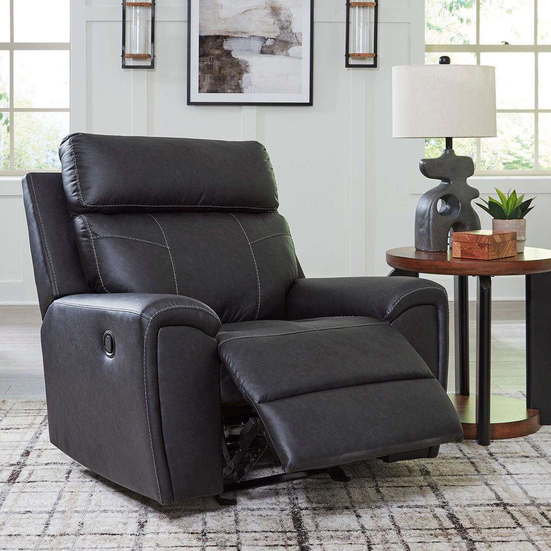 Montacute Manual Glider Recliner Chair - Comfortable Rocking Recliner for Living Room, Nursery & Bedroom - Ergonomic Support for Relaxation, Nursing & Napping