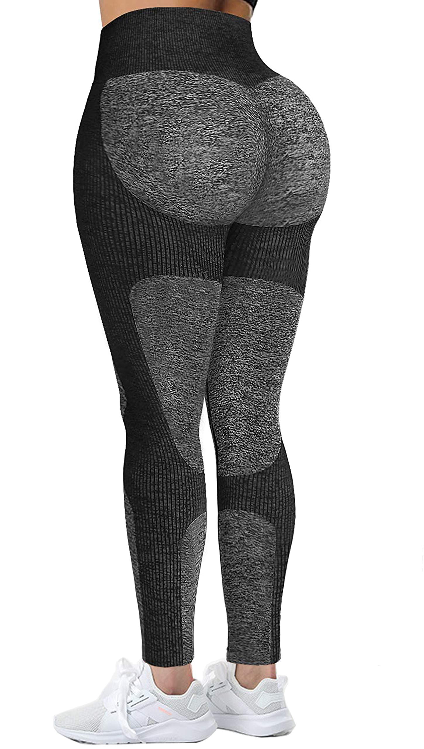 Women's High Waisted Seamless Leggings - Tummy Control Yoga Pants for Workout, Gym & Running - Butt Lifting Compression Tights for Women - Perfect for Fitness, Lounge & Everyday Wear