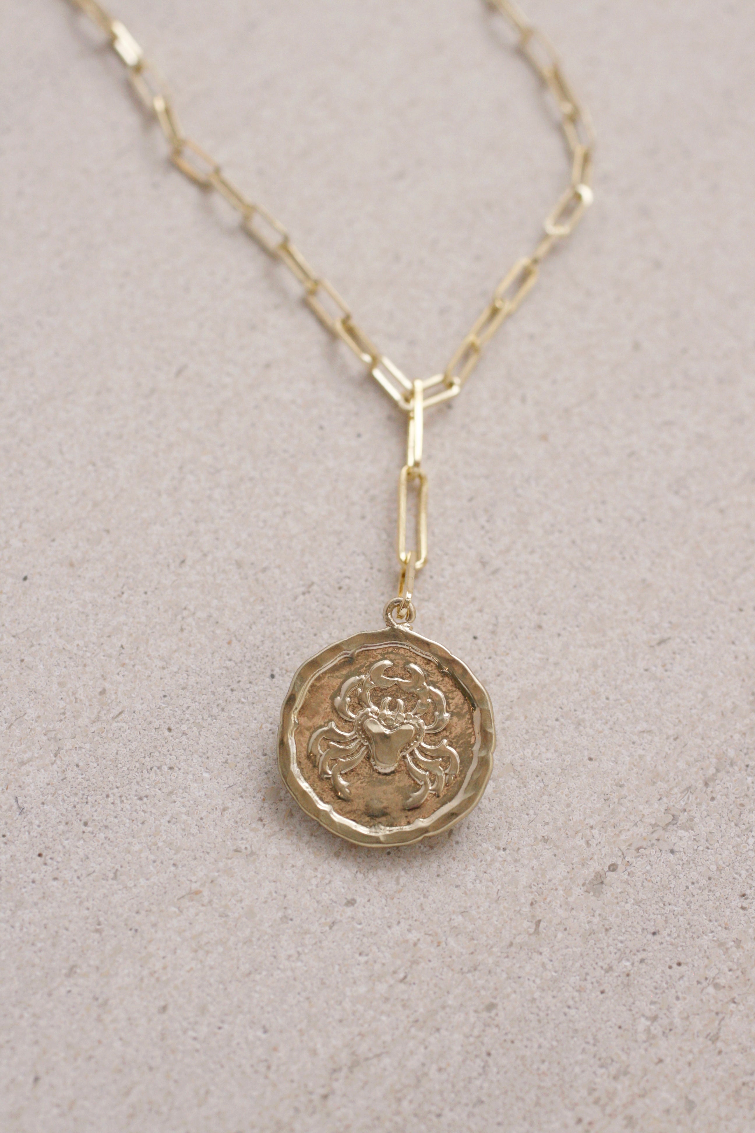Stylish Paperclip Chain Zodiac Necklace - Personalized Zodiac Sign Jewelry for Women - Perfect for Daily Wear, Gifts & Special Occasions