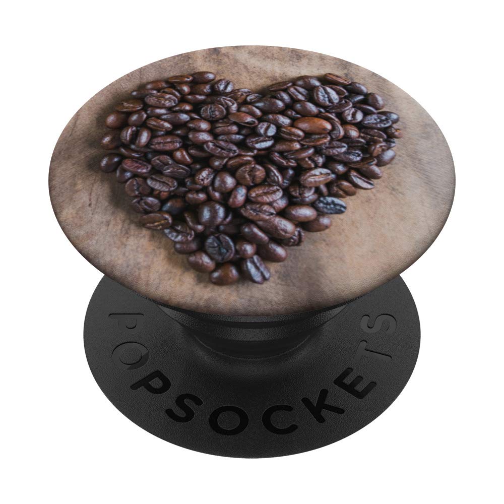 Premium Roasted Coffee Bean PopSocket - Swappable Phone & Tablet Grip with Fragrant Coffee Aroma | Perfect for Coffee Lovers, Office Workers & Travel Enthusiasts