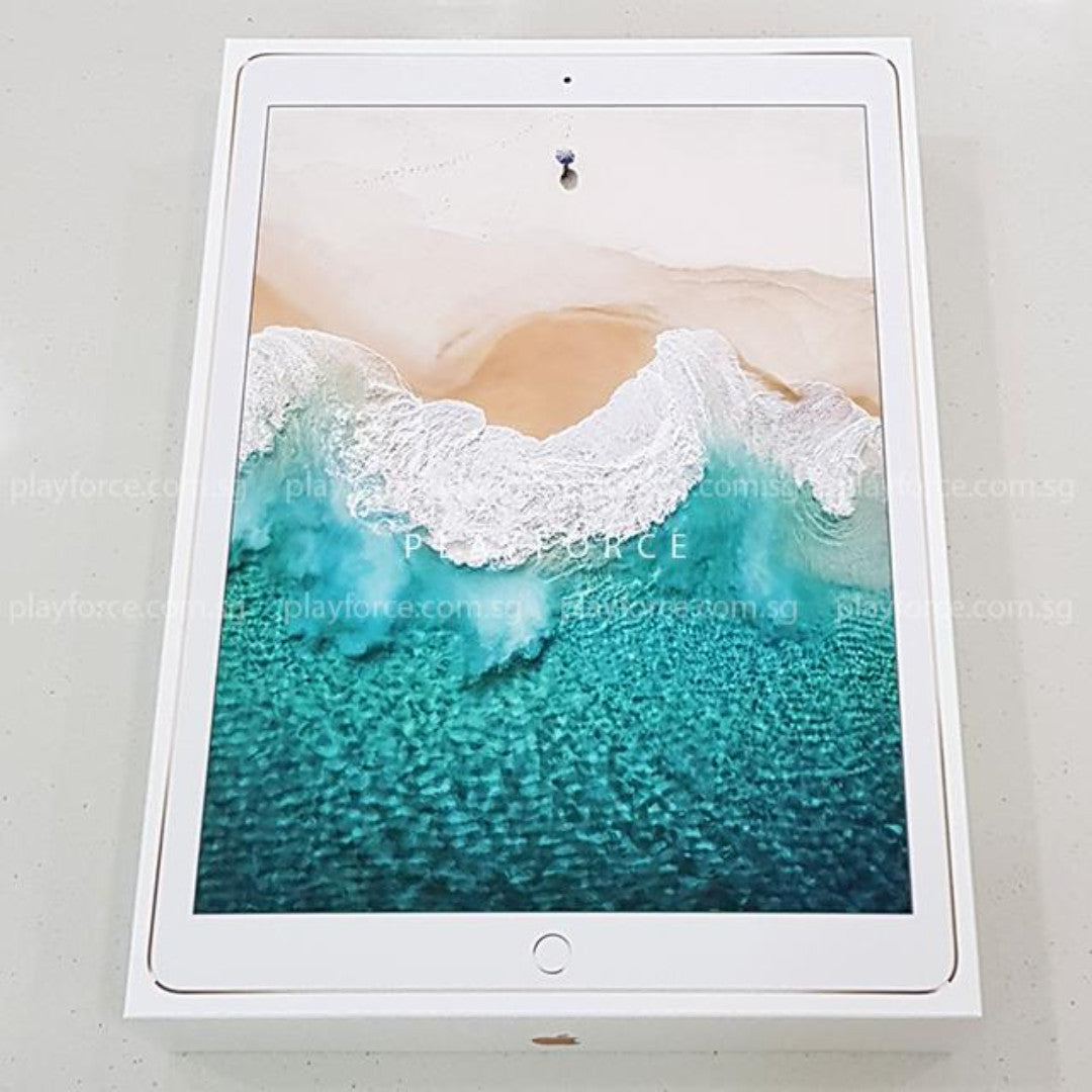 Apple iPad Pro 12.9-inch 1st Generation (128GB, Wi-Fi + Cellular, Gold) - Refurbished & Discounted | Perfect for Business, Design & Entertainment