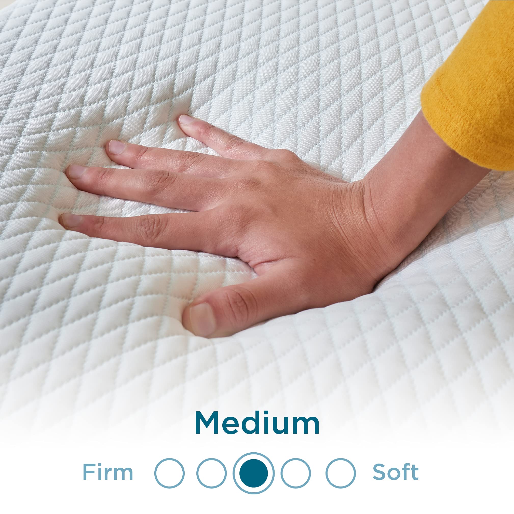 Tempur-Pedic TEMPUR-Adapt + Cooling 3-Inch King Size Mattress Topper with Symphony Pillow - Ultra Soft Luxury Memory Foam for Pressure Relief & Cool Sleep - Perfect for Hot Sleepers & Back Pain Relief - Bedroom Upgrade for Better Sleep Comfort