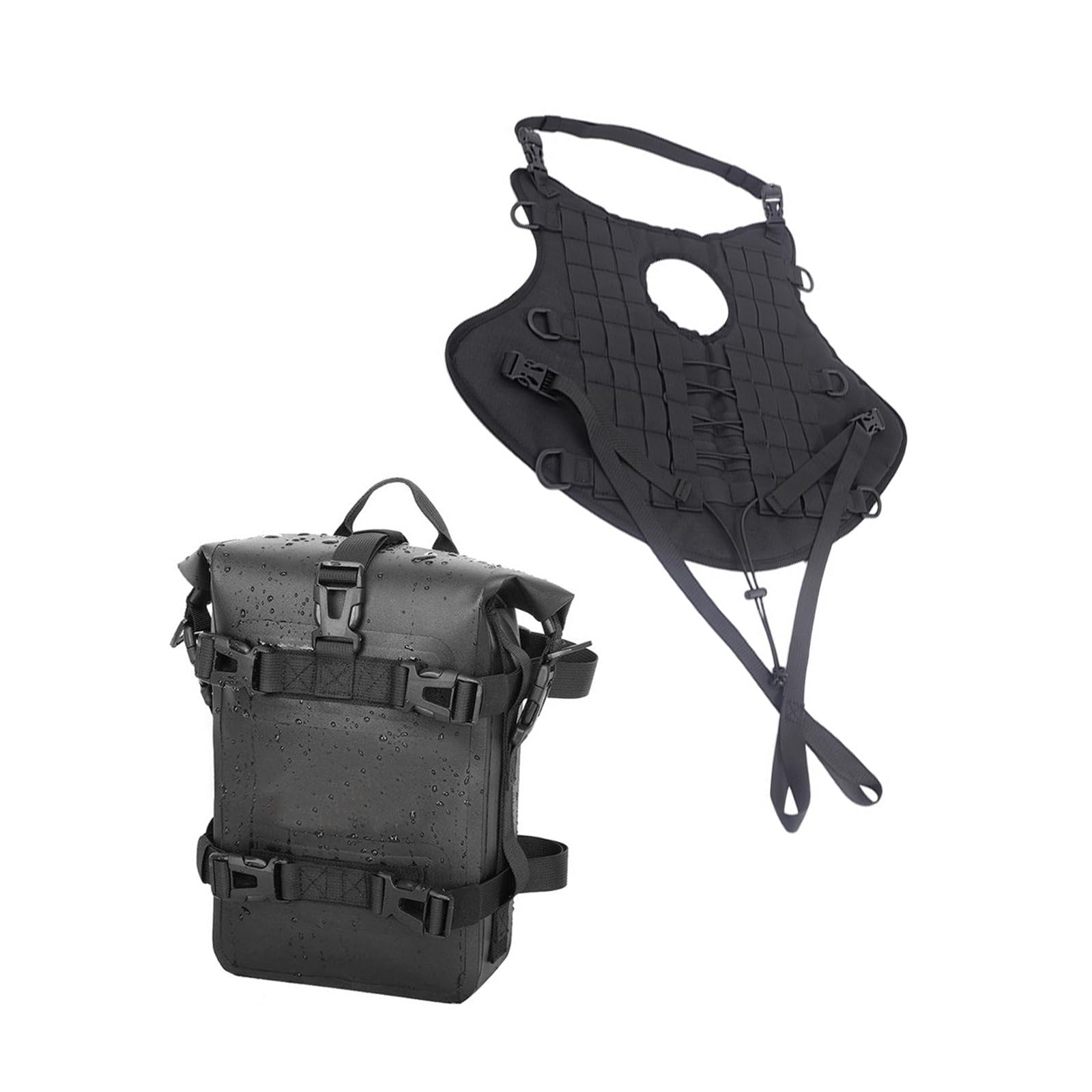 Weatherproof Motorcycle Tank Cover - Comfortable & Stylish for Tank Bag Protection - 2nd Gen