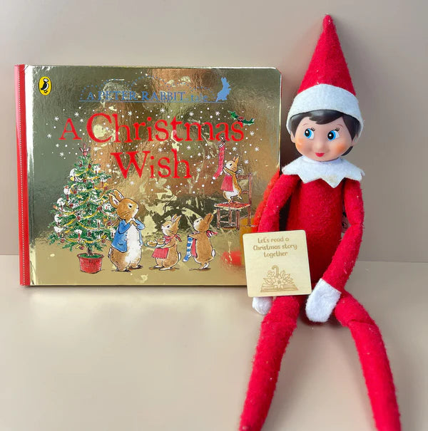 Elf on the Shelf Timber Tile Pack - 24 Days of Christmas Elf Accessories & Creative Ideas for Holiday Fun