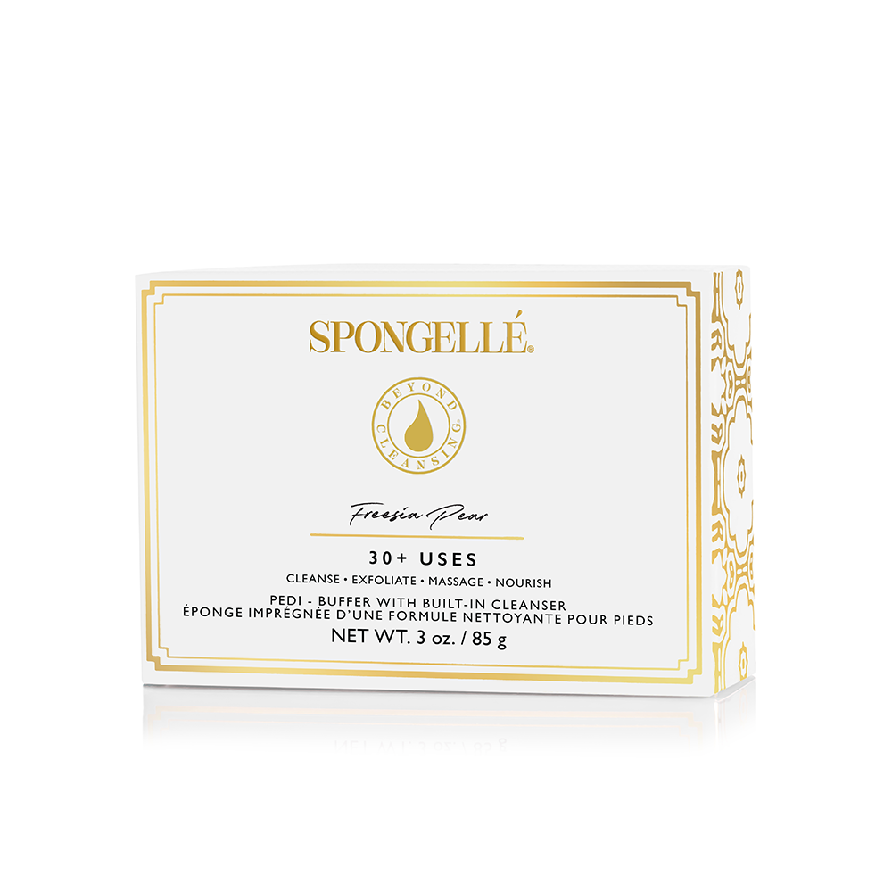 Freesia Pear Scented Pedicure Buffer - Exfoliating Foot File for Soft, Smooth Feet - Perfect for Home Pedicures & Spa Treatments