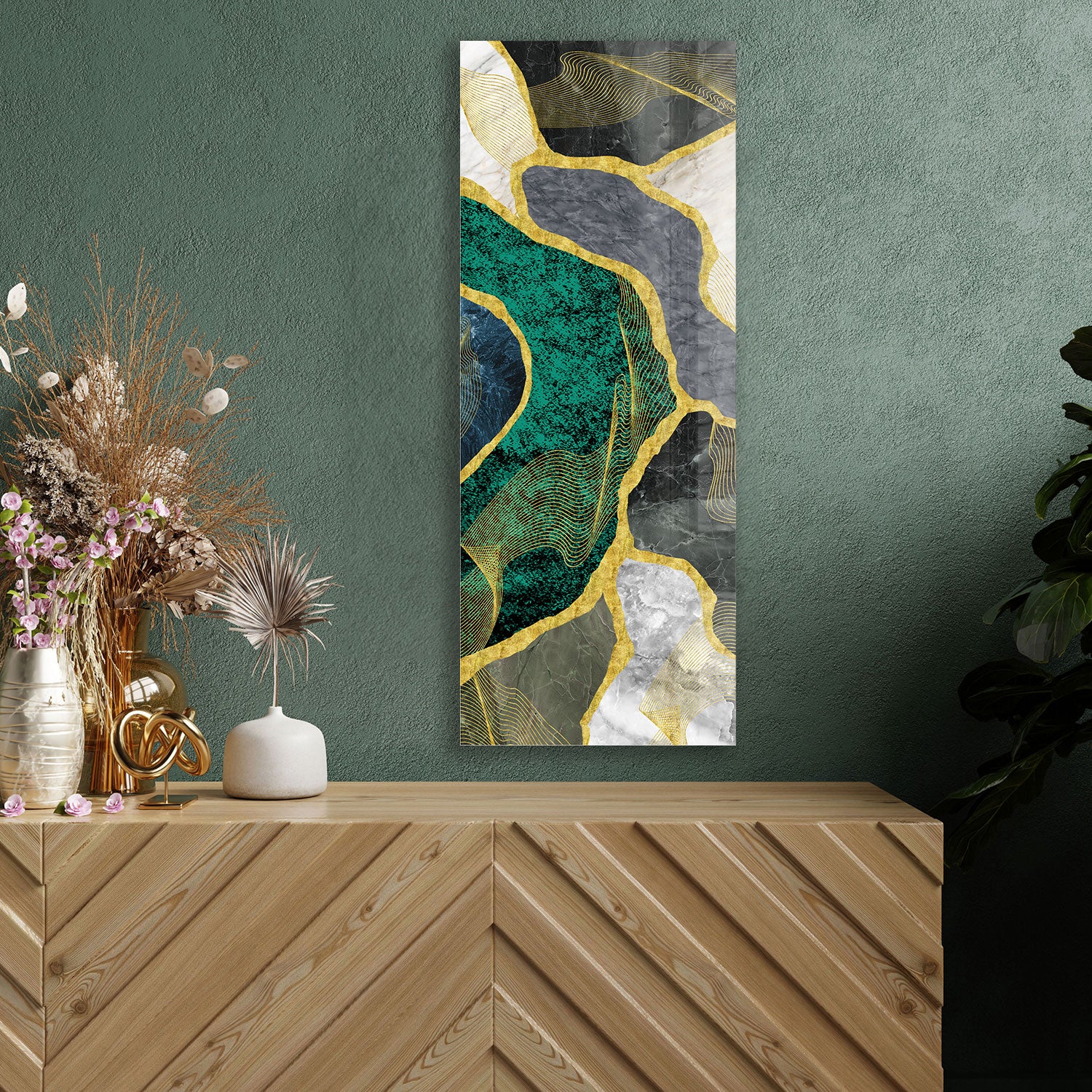 Luxury Green Marble Countertop Slabs - Premium Natural Stone for Kitchen & Bathroom Renovation | Perfect for Countertops, Backsplashes, and Vanity Tops